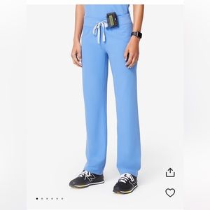 Figs Small Tall Livingston Basic Scrub pants Ceil Blue